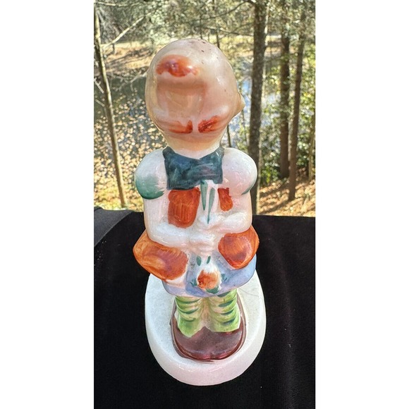 Arnart 5th Avenue Hand Painted Vintage Girl feeding geese made in Japan -S84 - Picture 7 of 11